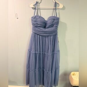 Blue prom dress